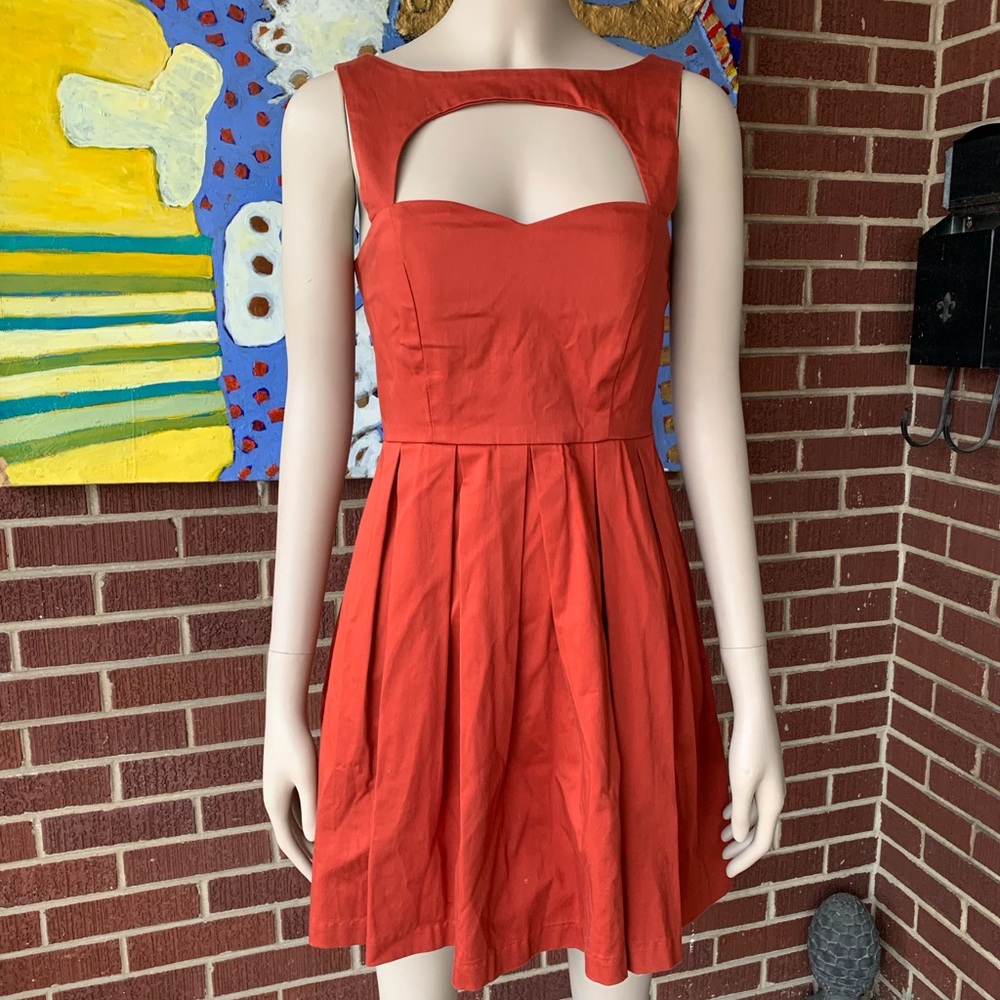 Runway Couture Alluring Cut Out Mini Dress